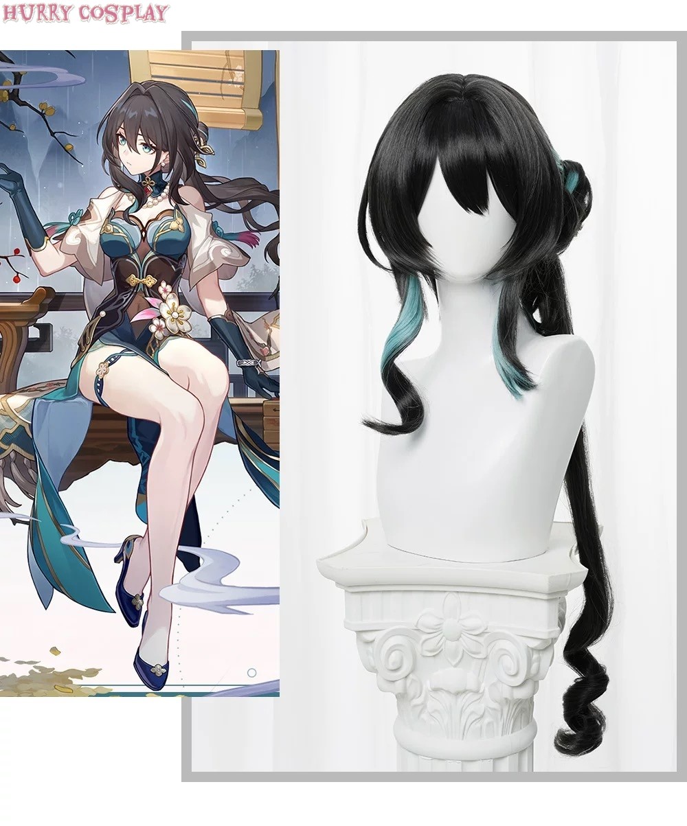 Game Cosplay,Honkai: Star Rail,Wigs,Honkai Star Rail Ruan Mei Cosplay Costume - Wig